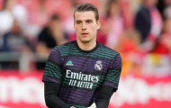 Andriy Lunin rút lui khỏi tuyển Ukraine để tập trung hồi phục tại Real Madrid