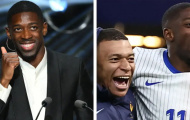 Mbappe phản ứng đầy cảm xúc khi Dembele giành Quả bóng vàng 2025