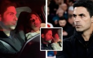 Arteta gặp cảnh náo loạn khi rời Emirates sau chiến thắng tưng bừng của Arsenal