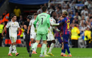 Real Madrid thắng nghẹt thở trong El Clasico đầy hỗn loạn