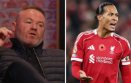 Rooney công khai chê Van Dijk sa sút, nghi ngờ năng lực thủ lĩnh tại Liverpool