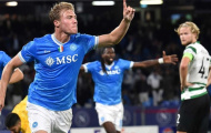 Hojlund rực sáng, Napoli hạ Sporting đầy kịch tính tại Champions League