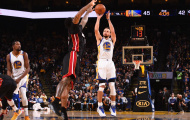 Durant cùng Curry giúp Warriors đả bại Miami Heat