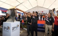 Ngọn đuốc SEA Games lần thứ 29 từ Singapore đã đến Malaysia