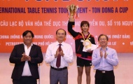 Bóng bàn nữ Thái Lan thắng lớn ở Giải Cây vợt vàng 2017