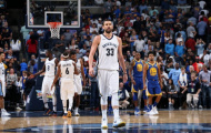 Marc Gasol làm lu mờ dàn sao Warriors, Grizzlies đại thắng nhà ĐKVĐ