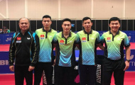 Tuyển nam bóng bàn Việt Nam tăng 5 bậc thế giới