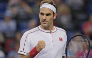 Nhọc nhằn vượt ải David Goffin, Roger Federer vào tứ kết Thượng Hải Masters