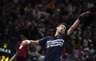 Để tài năng trẻ chủ nhà giành 2 break, Djokovic có ngày ra quân nhọc nhằn ở Paris Masters