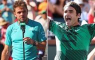 Indian Wells bị hủy, Tennis TV nhắc lại vụ Wawrinka gọi Federer là 'Cái lỗ đ*'