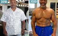 Mike Tyson tăng cơ bắp nhờ liệu pháp đặc biệt