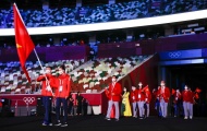Huy Hoàng thay Thành An cầm cờ tại lễ khai mạc SEA Games