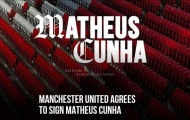 Man United chính thức chiêu mộ Matheus Cunha với hợp đồng 5 năm