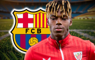 Tương lai Nico Williams nóng lên khi Barcelona vượt mặt đối thủ lớn