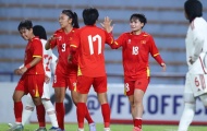 Tuyển nữ Việt Nam thắng UAE 6-0 giữ vững ngôi đầu bảng E