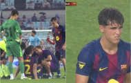 Sao trẻ Barca rời sân phút 85 khiến HLV Flick lo ngại