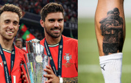 Ruben Neves tiết lộ hình xăm tưởng nhớ Diogo Jota trong buổi tập đội tuyển Bồ Đào Nha