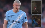Erling Haaland cười nhạo hành động khiêu khích của fan Arsenal và chia sẻ tin nhắn đe dọa