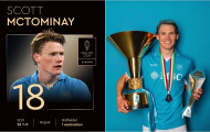 Scott McTominay lọt Top 20 Quả bóng vàng: Lời cảnh báo cho Man Utd về sai lầm với Kobbie Mainoo
