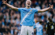 Erling Haaland lọt top 10 chân sút vĩ đại Man City: 133 bàn sau 153 trận