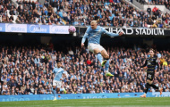 Haaland nổ súng chớp nhoáng, Man City hạ Everton chiếm ngôi đầu Ngoại hạng Anh