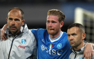 Napoli nhận tin dữ: Kevin De Bruyne dính chấn thương cơ đùi nghiêm trọng, nghỉ thi đấu nhiều tháng
