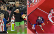 Jordan Pickford trở lại Stadium of Light: Hình ảnh áo 'nửa Sunderland, nửa Everton' gây xúc động