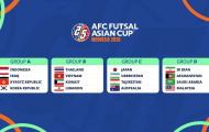 VCK futsal châu Á 2026: Việt Nam chung bảng với á quân Thái Lan, Kuwait và Li-băng