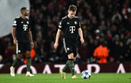 Joshua Kimmich chê lối đá của Arsenal: 'Gặp PSG mới là bóng đá đúng nghĩa'