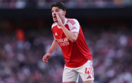 Declan Rice rực cháy: “Trái tim” giúp Arsenal giữ vững ngôi đầu