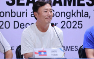 HLV Ha Hyeok Jun thừa nhận bóng đá Lào còn thiếu nhiều yếu tố để cạnh tranh