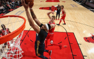 Davis tỏa sáng, Pelicans nhọc nhằn đánh bại Bulls