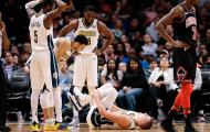 Tai họa ập xuống đầu Nuggets: Nikola Jokic dính chấn thương mắt cá