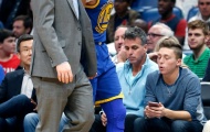 Thompson, Durant lo ngại cho chấn thương của Curry