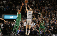 “Lão tướng” Ginobili bắn hạ Celtics ở giây phút cuối cùng