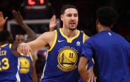CHUYỆN LẠ: Klay Thompson tìm đến chú chó để ăn mừng chiến thắng