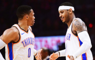 Carmelo Anthony 'thoát nạn' sau khi văng tục vào Westbrook