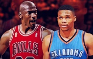Westbrook áp sát kỷ lục của Michael Jordan