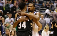 Giannis Antetokounmpo thừa nhận không thể ngăn cản được Kevin Durant