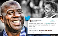 Huyền thoại Magic Johnson động viên tinh thần cho Luke Walton