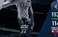 NBA 2017-18, Minnesota Timberwolves 113-114 Chicago Bulls: Jimmy Butler lên đồng, 'Bầy sói' vẫn bỏ mạng