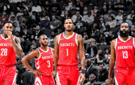 Dự đoán NBA 2017-18, Dallas Mavericks (18-38) – Houston Rockets (41-13): Không thể ngăn cản James Harden