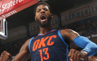 NBA 2017-18, Memphis Grizzlies 92-110 OKC Thunder: Paul George làm thịt 'Gấu sẹo'