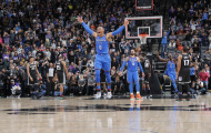 NBA 2017-18, OKC Thunder 110-107 Sacramento Kings: Nhát dao chí mạng của Russell Westbrook