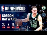 Video Gordon Hayward lên tiếng giúp Celtics vượt ải 'bầy Sói'