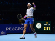Nadal kết thúc năm ở vị trí số một dù bị loại tại ATP Finals