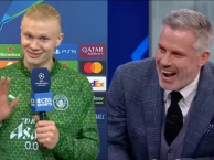 Erling Haaland ghi bàn và 'cà khịa' Carragher sau chiến thắng Real Madrid