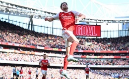 Rice ghi bàn đẳng cấp, Arsenal vượt lên xứng đáng