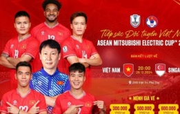 'Cháy vé' trận Việt Nam vs Singapore