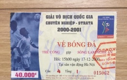Góc kí ức: Vé xem Thể Công gặp SLNA năm 2000 cực đắt, sức hút vẫn mãnh liệt
